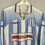 1995/96 RACING CLUB L/S HOME SHIRT (L) TOPPER