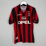 1997/98 AC MILAN WEAH HOME SHIRT (L) LOTTO