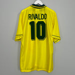 1994/96 BRAZIL RIVALDO #10 *BNWOT* HOME SHIRT (XXL) UMBRO