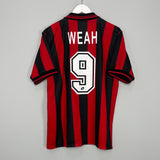 Image of the AC Milan Weah shirt from the 1997/98 season