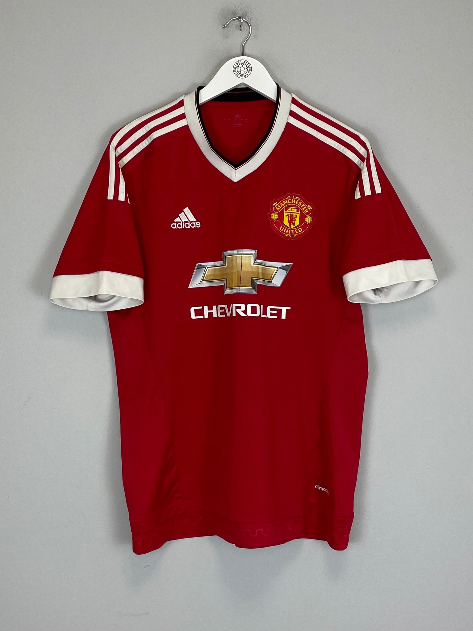 2015/16 MANCHESTER UNITED HOME SHIRT (L) ADIDAS