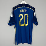 2014/15 ARGENTINA AGUERO #20 AWAY SHIRT (XL) ADIDAS