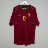 2006/07 PORTUGAL C.RONALDO #17 HOME SHIRT (XL) NIKE