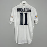 2002/03 REAL MADRID RONALDO #11 *CENTENARY* HOME SHIRT (M) ADIDAS