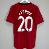 2012/13 MANCHESTER UNITED V.PERSIE #20 HOME SHIRT (M) NIKE