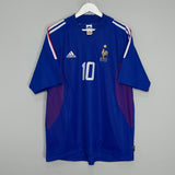 2002/04 FRANCE ZIDANE #10 HOME SHIRT (XL) ADIDAS