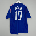 2002/04 FRANCE ZIDANE #10 HOME SHIRT (XL) ADIDAS