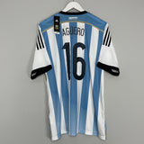 2013/15 ARGENTINA AGUERO #16 *BNWT* HOME SHIRT (XL) ADIDAS