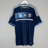 2011/12 ARGENTINA AGUERO #16 AWAY SHIRT (XL) ADIDAS