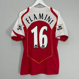 2004/05 ARSENAL FLAMINI #16 HOME SHIRT (M) NIKE