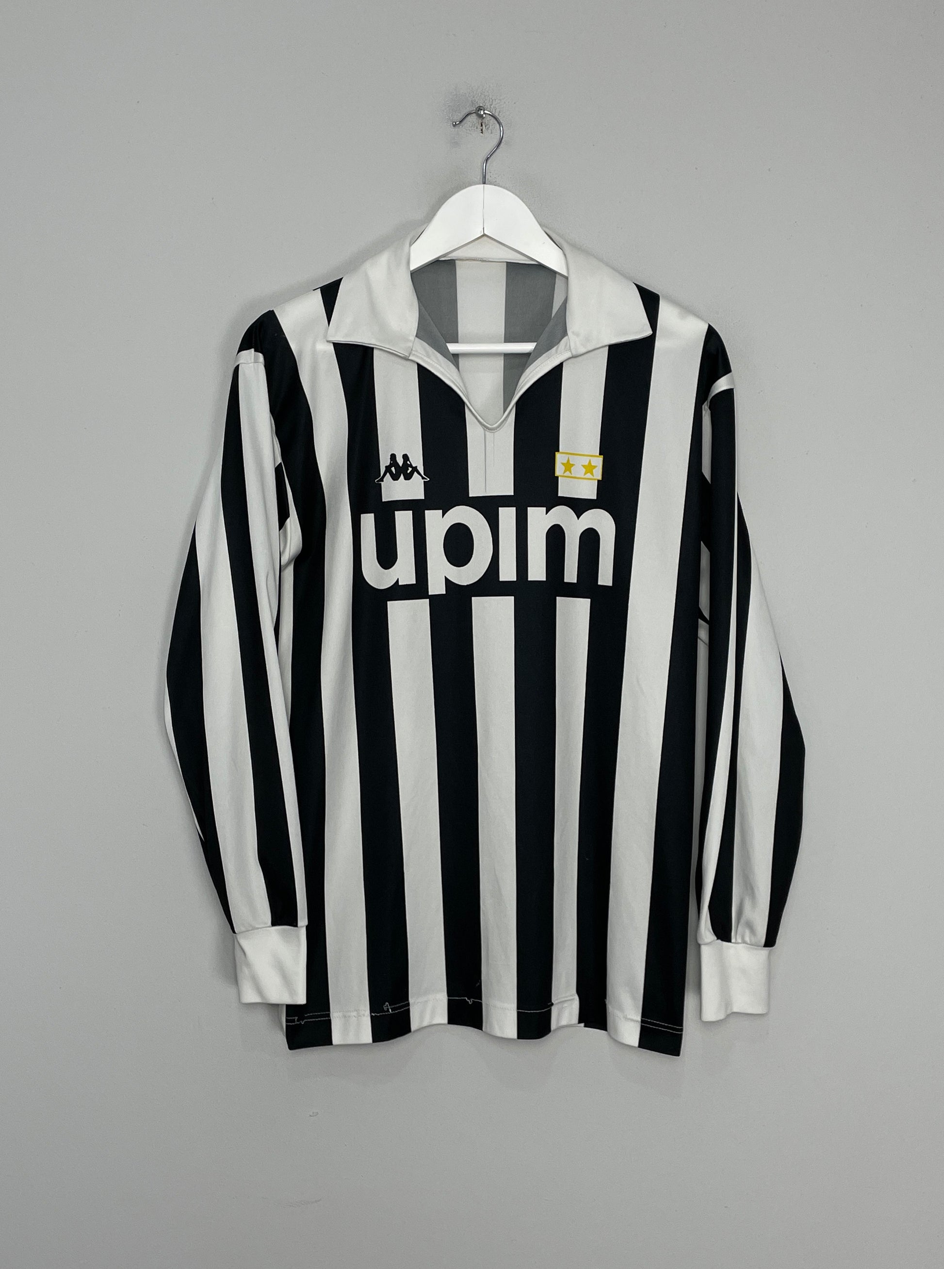 1989/90 JUVENTUS #11 L/S HOME SHIRT (M) KAPPA