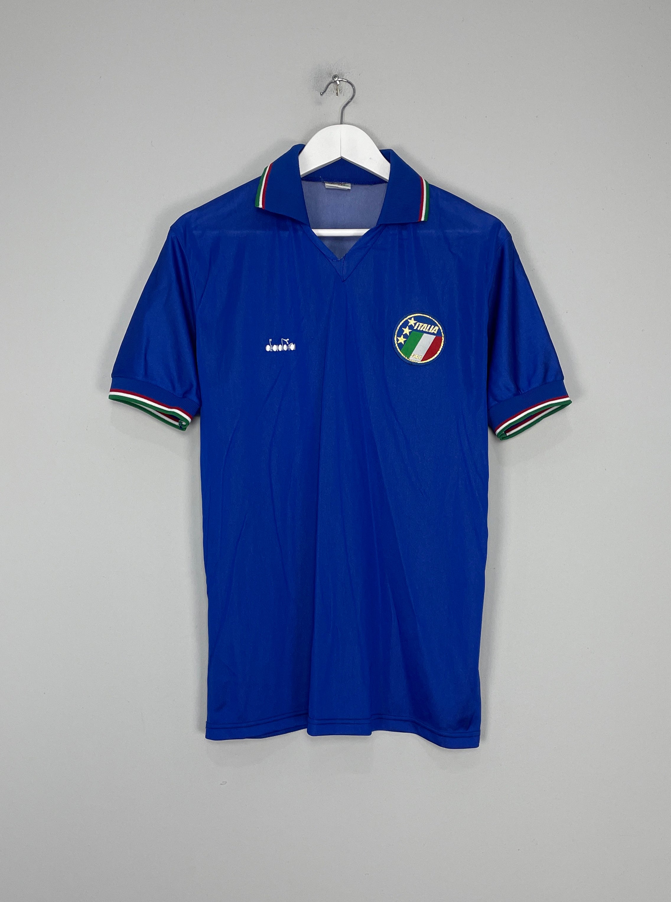 1986/90 ITALY HOME SHIRT (L) DIADORA