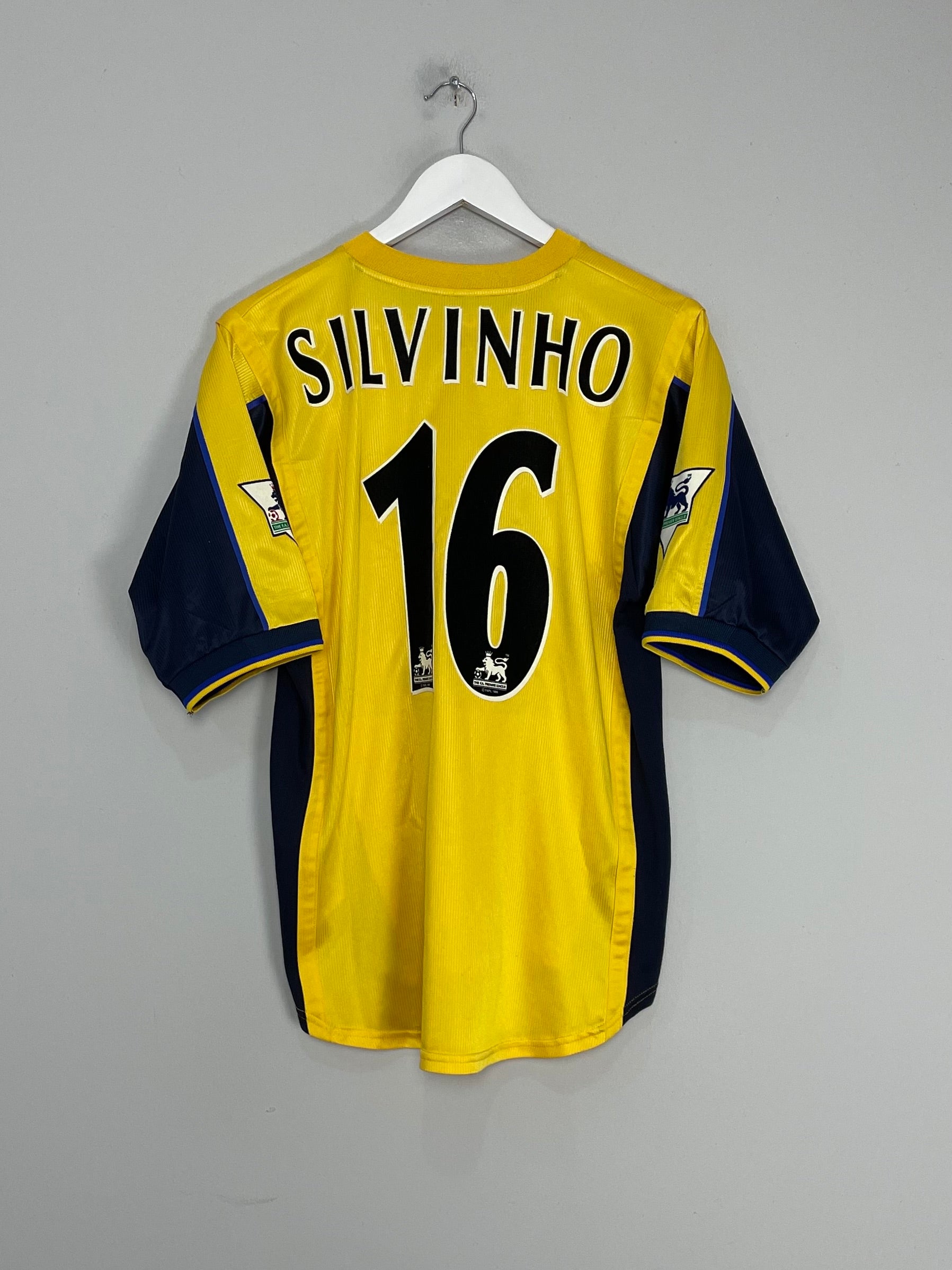 1999/01 ARSENAL SILVINHO #16 AWAY SHIRT (M) NIKE