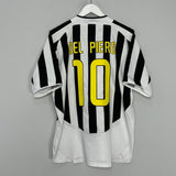 2003/04 JUVENTUS DEL PIERO #10 HOME SHIRT (L) NIKE