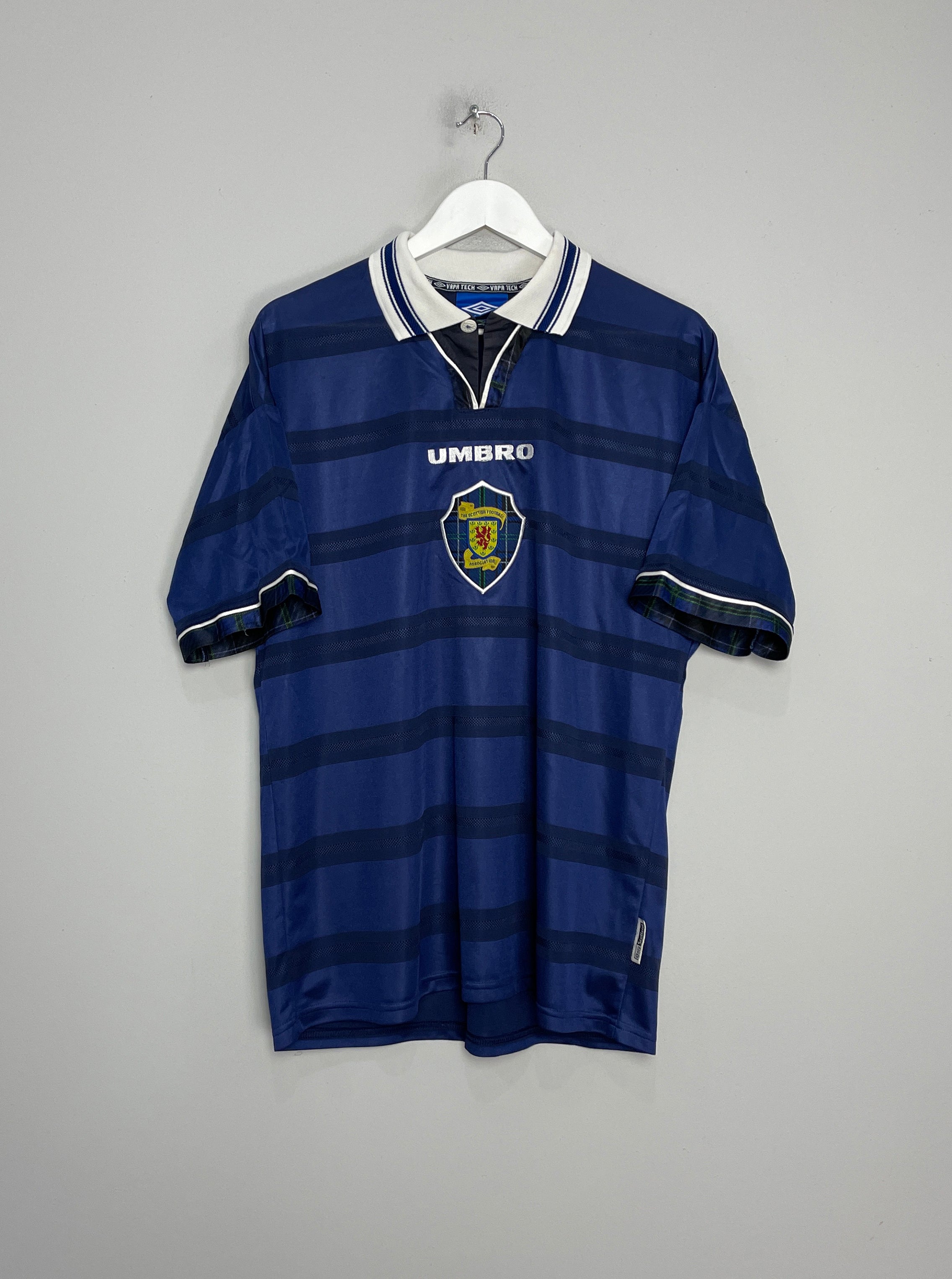 1998/00 SCOTLAND HOME SHIRT (L) UMBRO