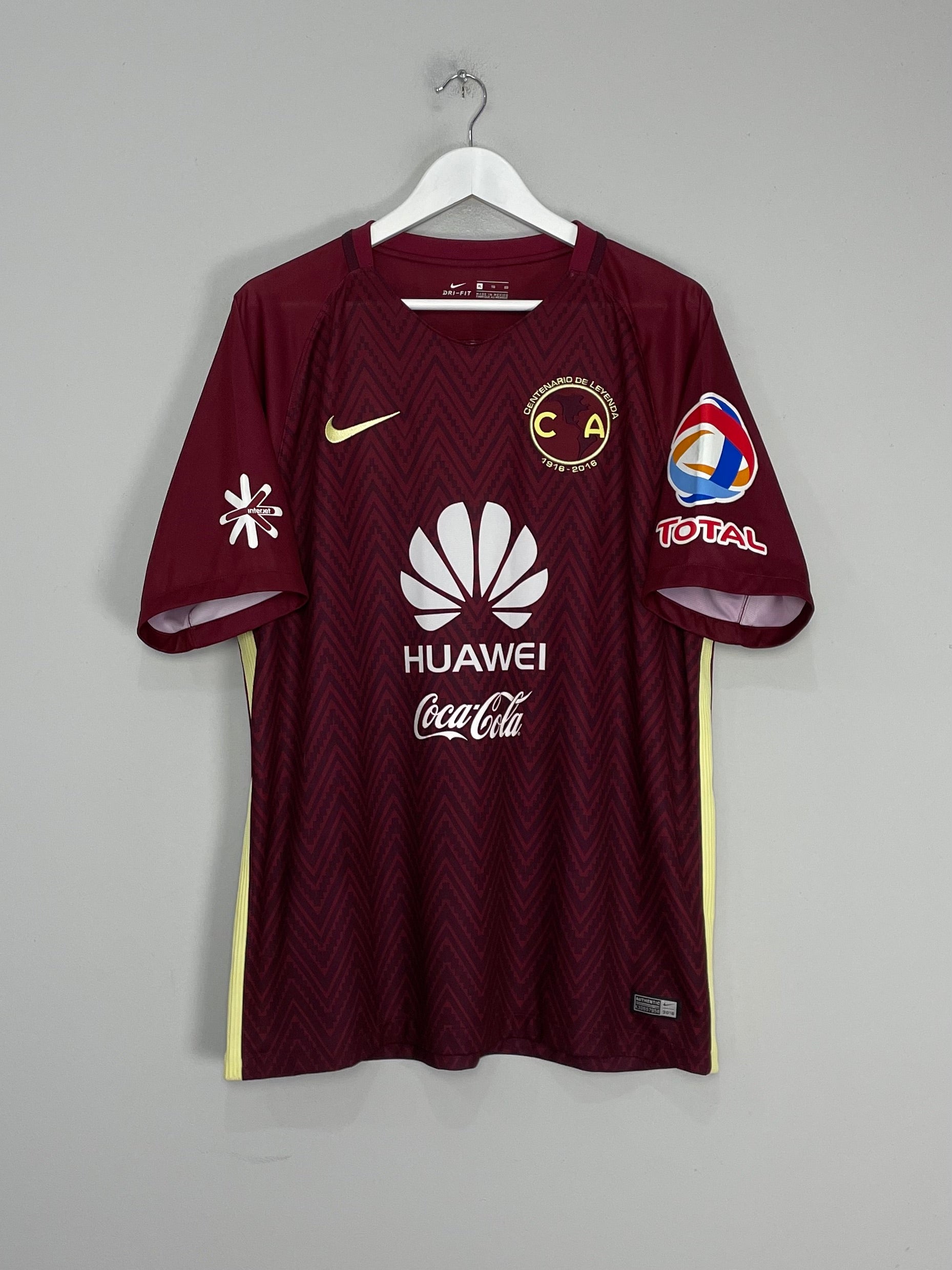 2016/17 CLUB AMERICA *CENTENARY* AWAY SHIRT (XL) NIKE