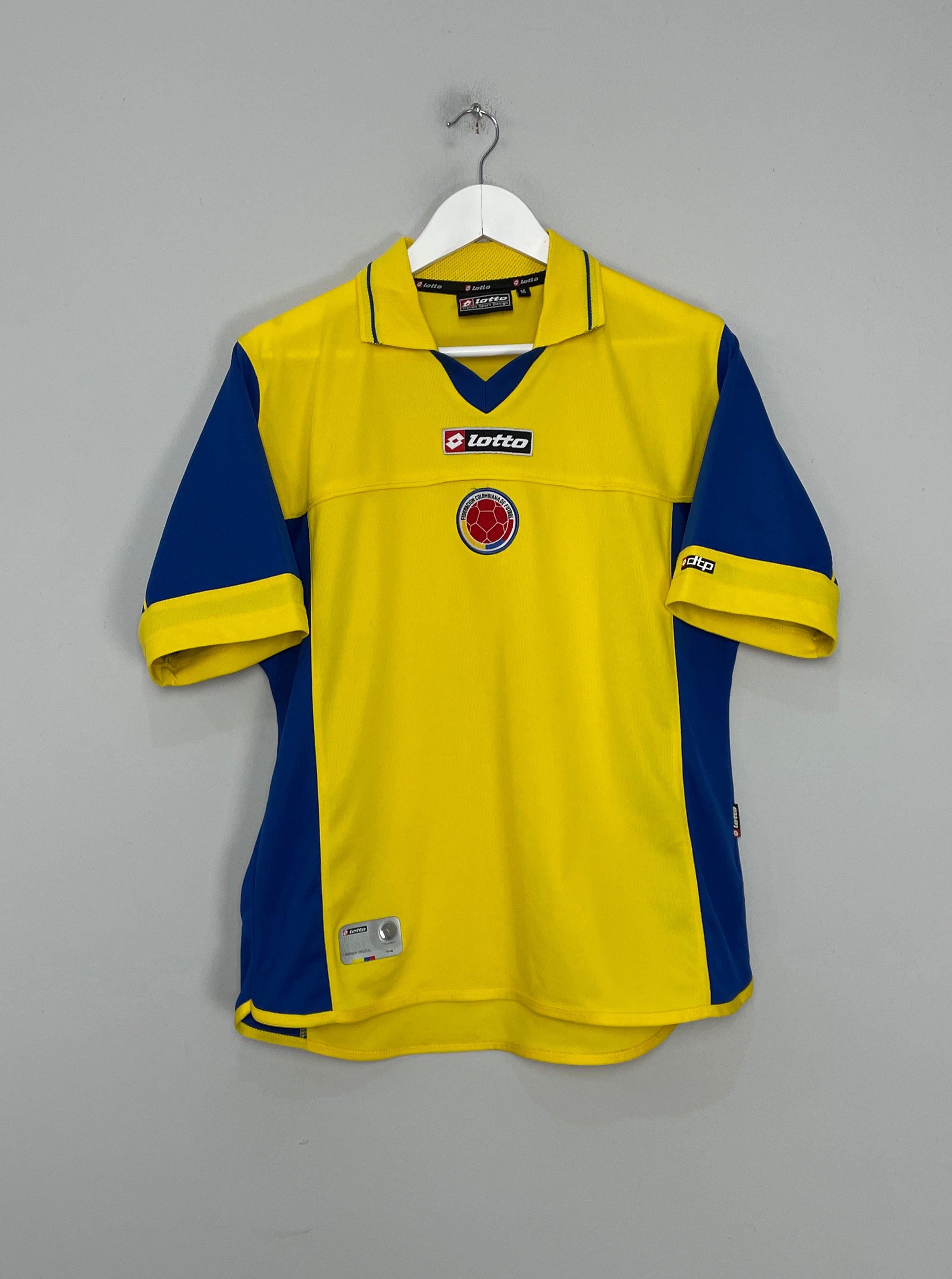 2003/04 COLOMBIA HOME SHIRT (M) LOTTO