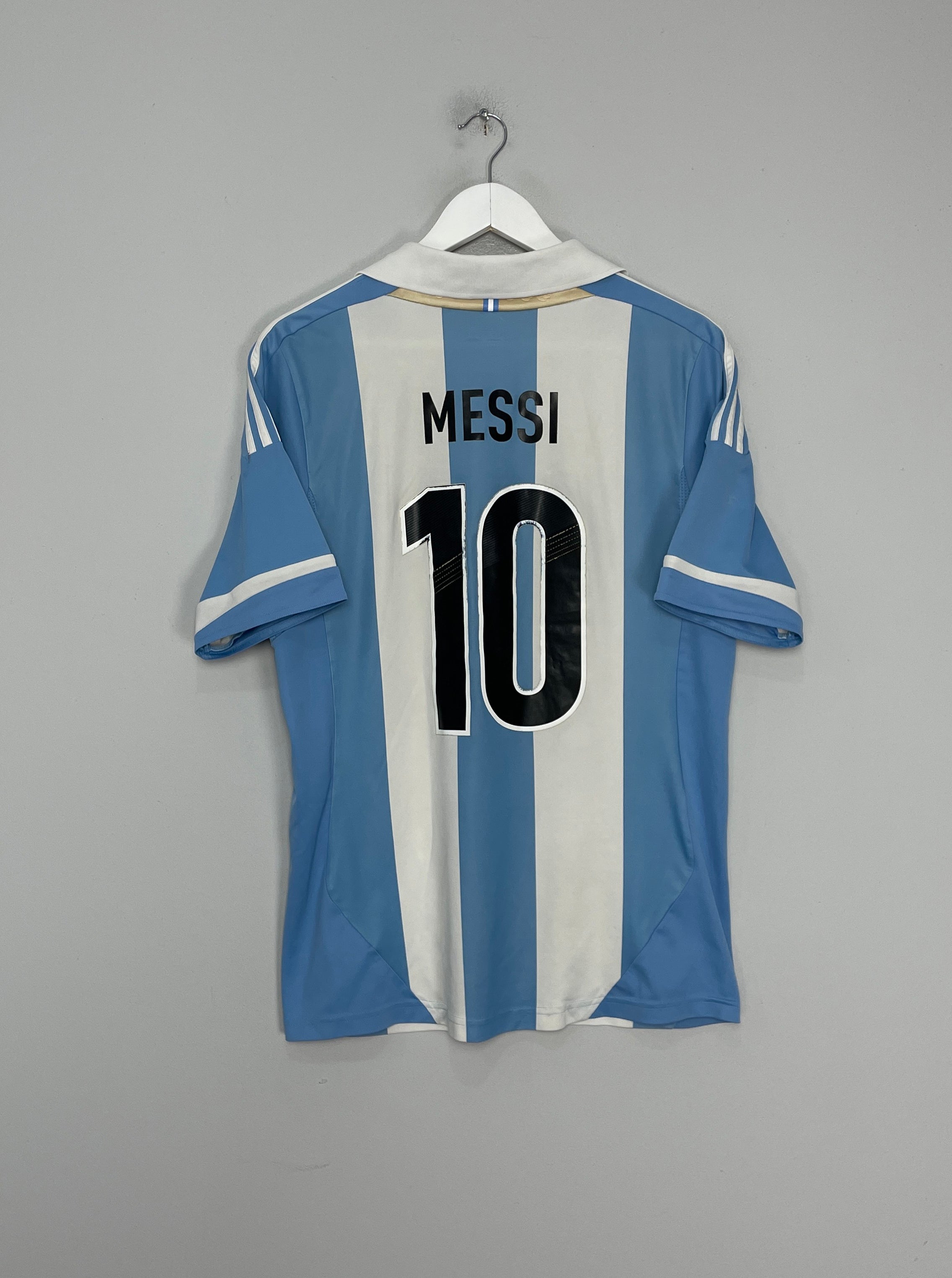 2011/12 ARGENTINA MESSI #10 HOME SHIRT (M) ADIDAS