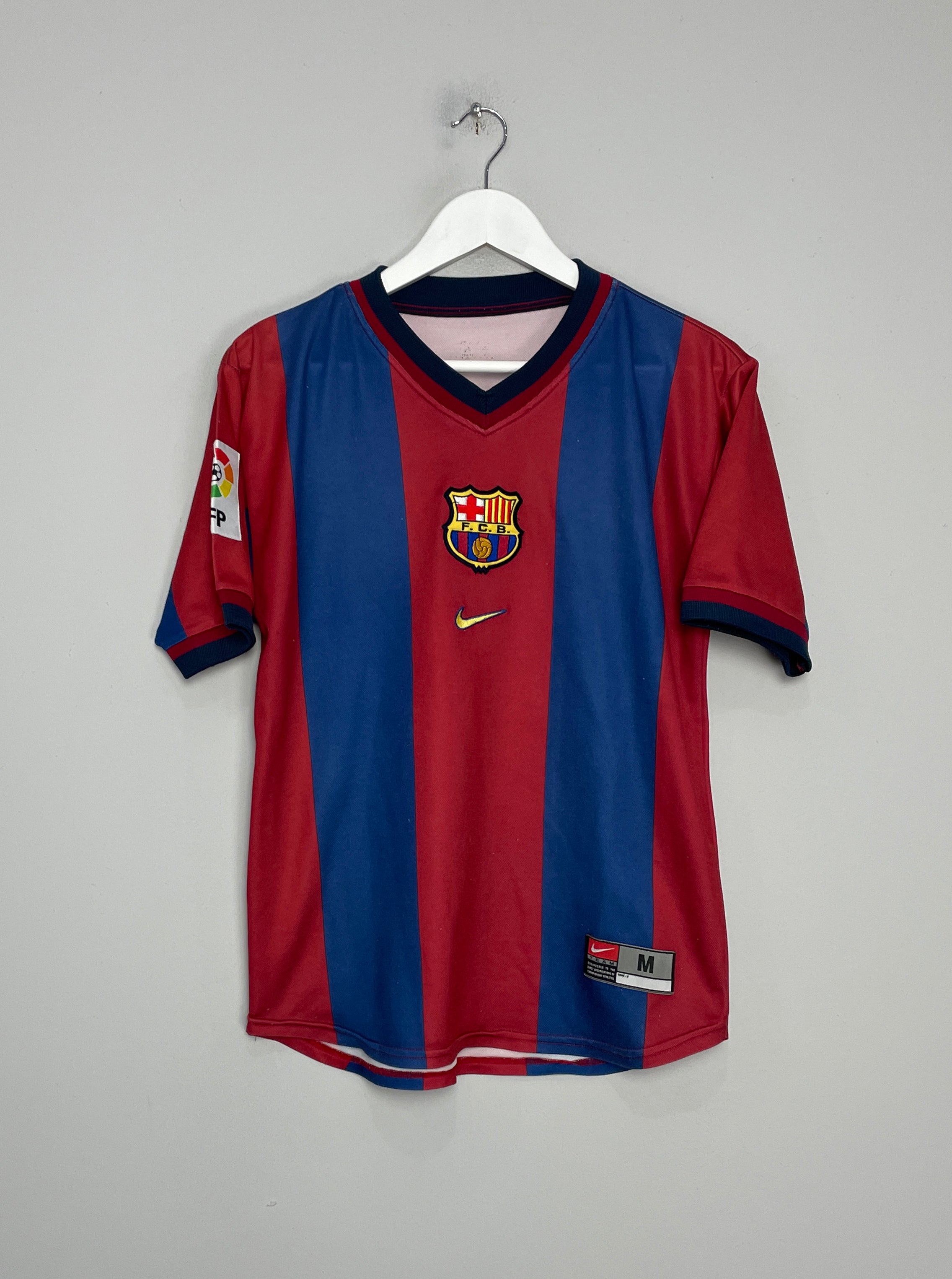 1998/00 BARCELONA HOME SHIRT (M) NIKE