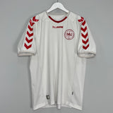 2003/04 DENMARK AWAY SHIRT (L) HUMMEL