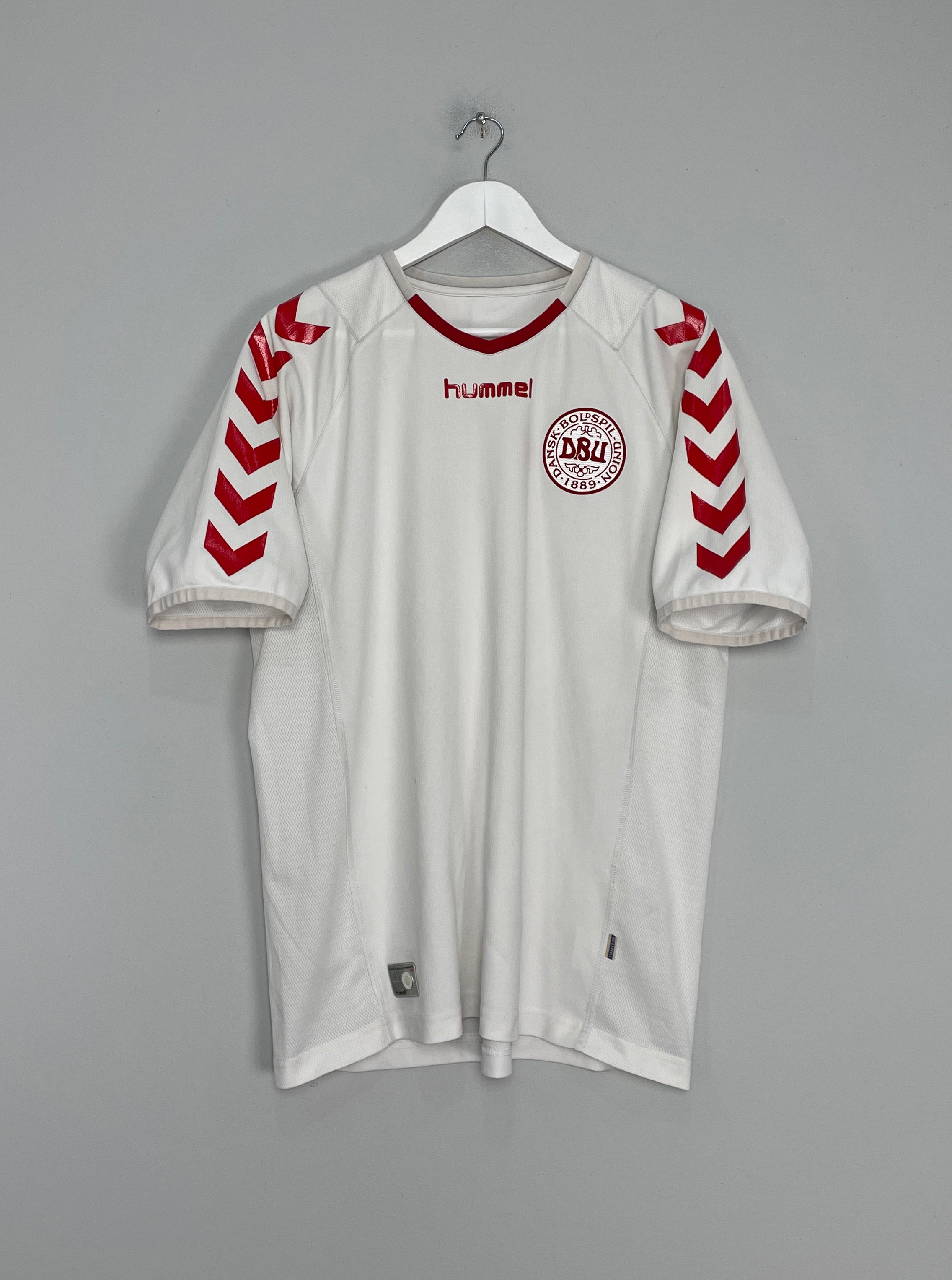 2003/04 DENMARK AWAY SHIRT (L) HUMMEL