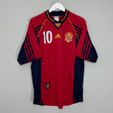 1998/99 SPAIN RAUL #10 HOME SHIRT (M) ADIDAS