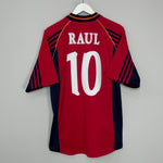 1998/99 SPAIN RAUL #10 HOME SHIRT (M) ADIDAS