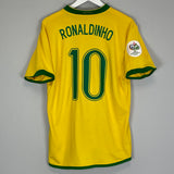 2006/08 BRAZIL RONALDINHO #10 HOME SHIRT (L) NIKE