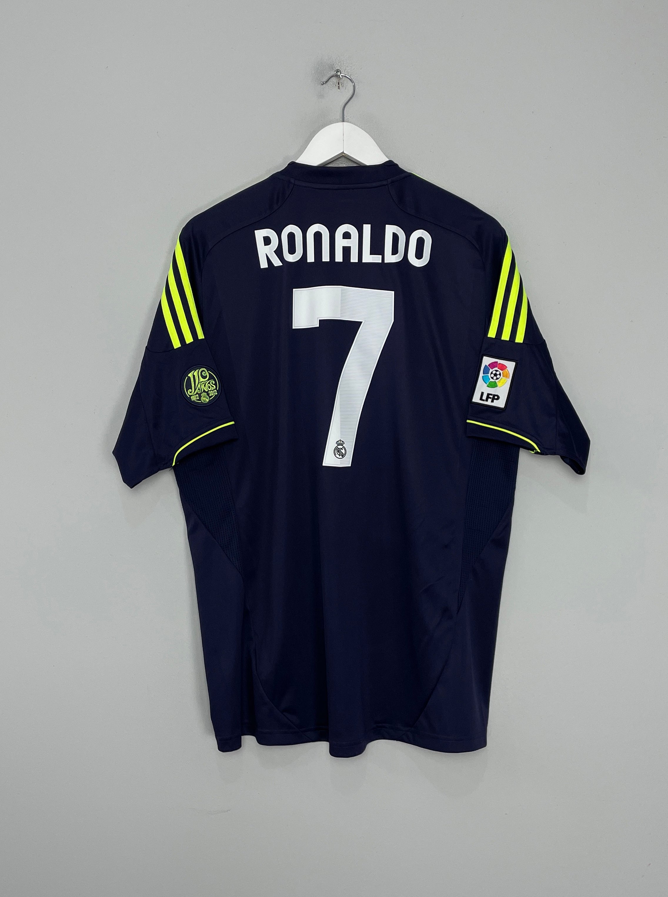 2012/13 REAL MADRID RONALDO #7 AWAY SHIRT (XL) ADIDAS