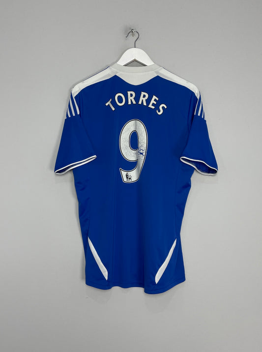 Torres Chelsea Long Sleeve Blue Men Soccer Jersey medium football Camiseta