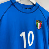 2000/02 ITALY TOTTI #10 HOME SHIRT (XL) KAPPA