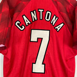 1996/98 MANCHESTER UNITED CANTONA #7 HOME SHIRT (L) UMBRO