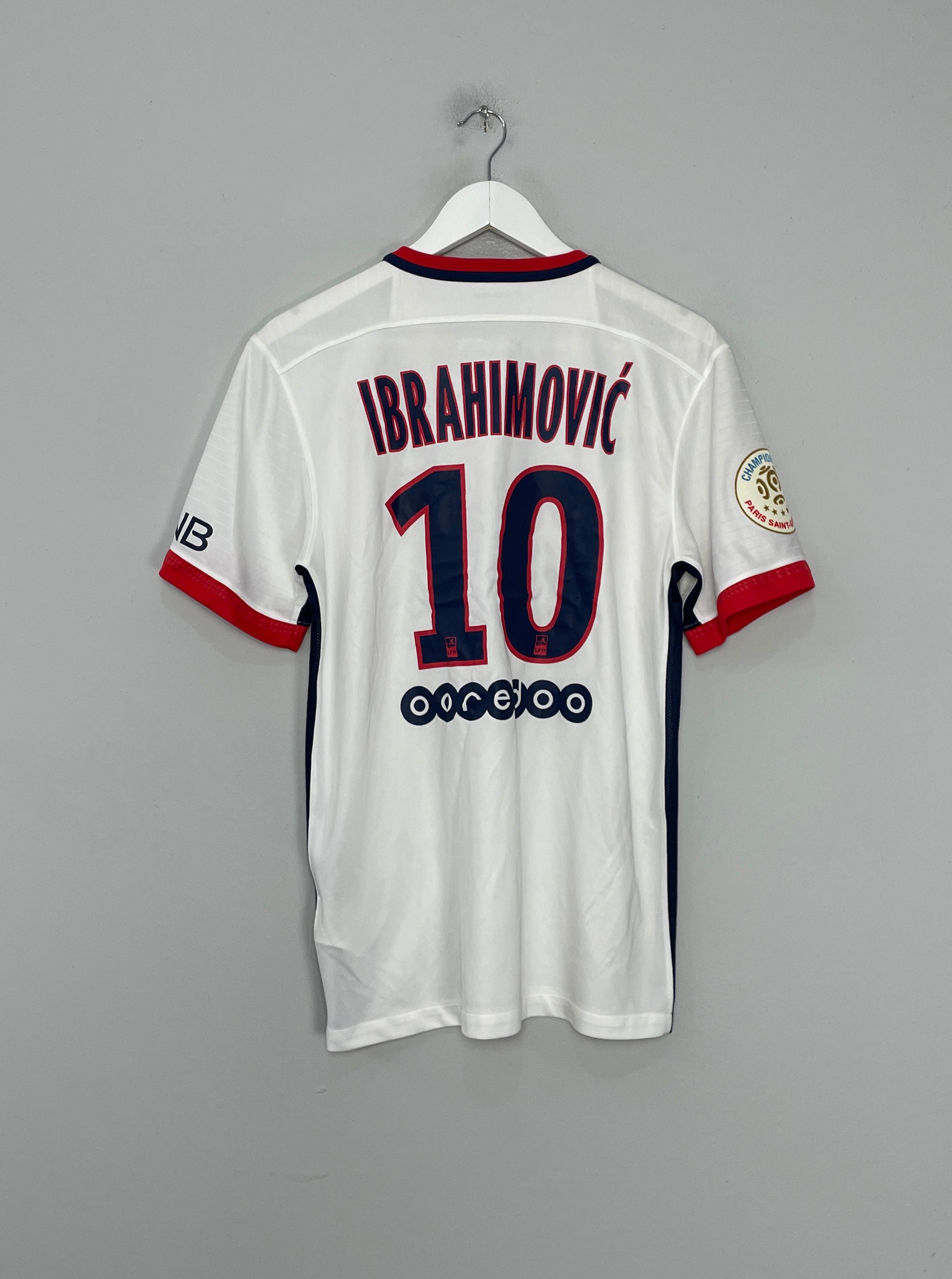 2015/16 PSG IBRAHIMOVIC #10 AWAY SHIRT (M) NIKE