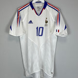 2004/06 FRANCE ZIDANE #10 AWAY SHIRT (M) ADIDAS