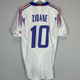 2004/06 FRANCE ZIDANE #10 AWAY SHIRT (M) ADIDAS