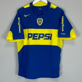 2004/05 BOCA JUNIORS HOME SHIRT (M) NIKE