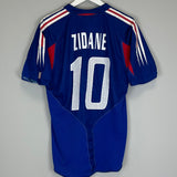 2004/06 FRANCE ZIDANE #10 HOME SHIRT (M) ADIDAS