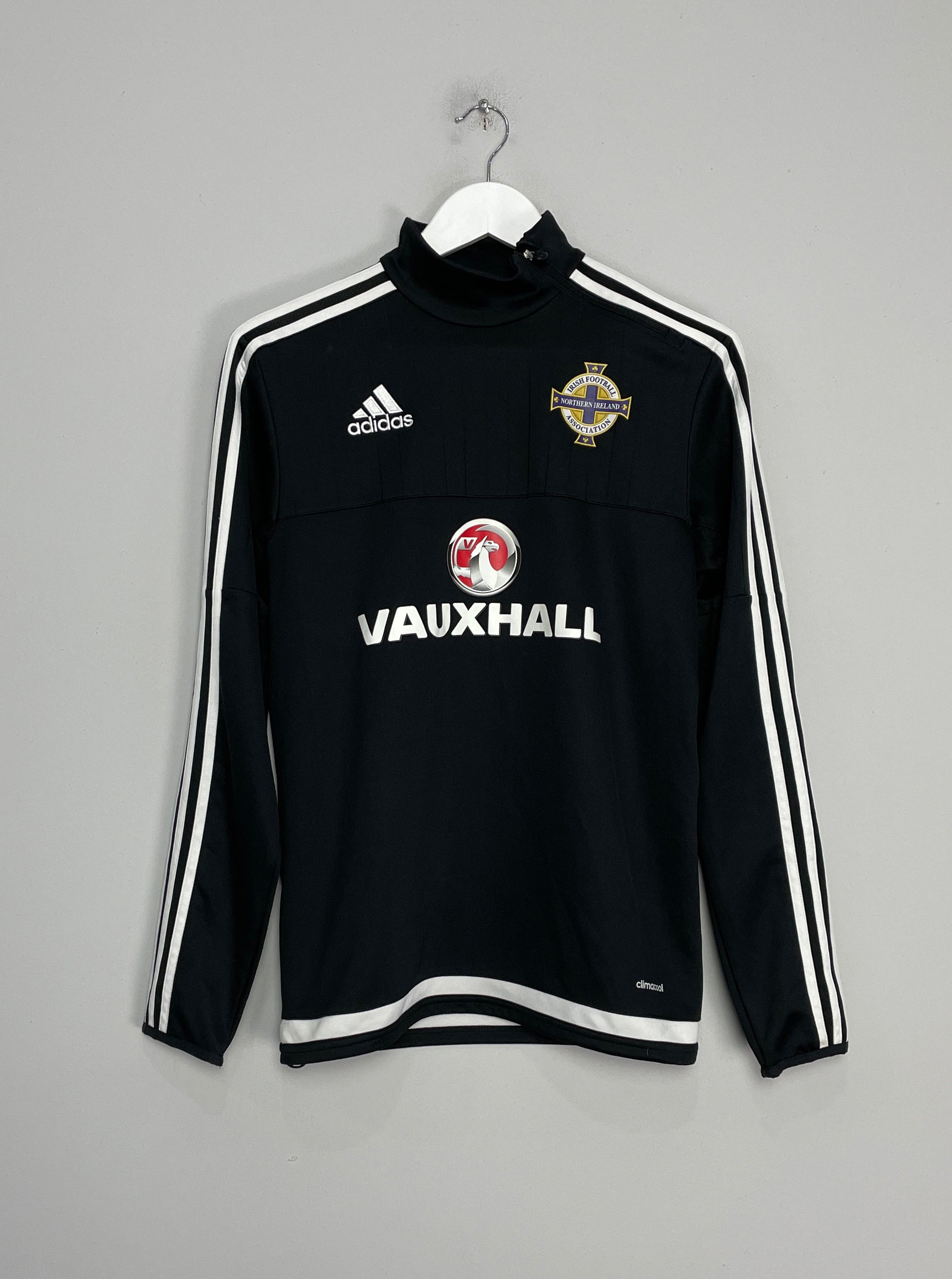 2015/16 NORTHERN IRELAND 1/4 ZIP TRAINING TOP (XS) ADIDAS