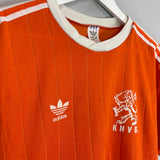 1982/83 NETHERLANDS HOME SHIRT (L) ADIDAS