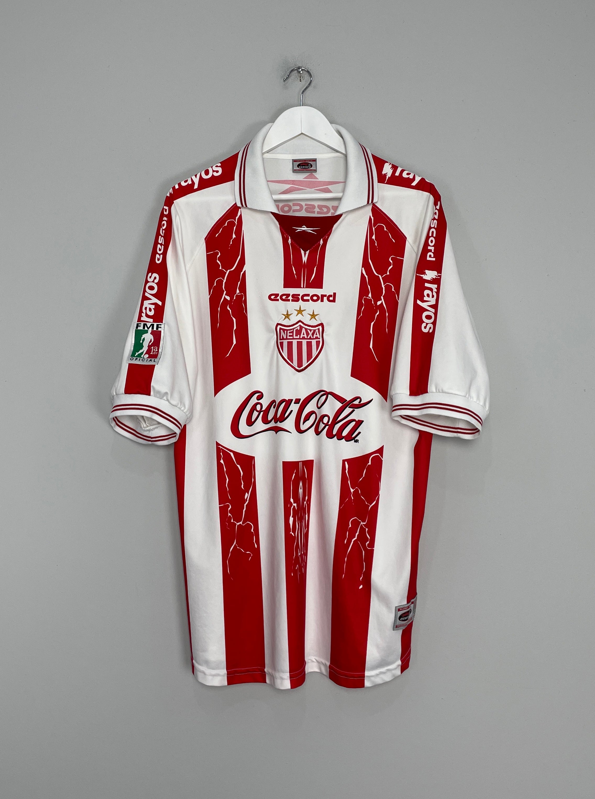 1999/00 NECAXA HOME SHIRT (XL) EESCORD