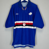 1996/97 SAMPDORIA HOME SHIRT (L) ASICS