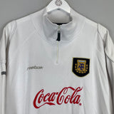 1998/00 ARGENTINA 1/4 ZIP (M) REEBOK