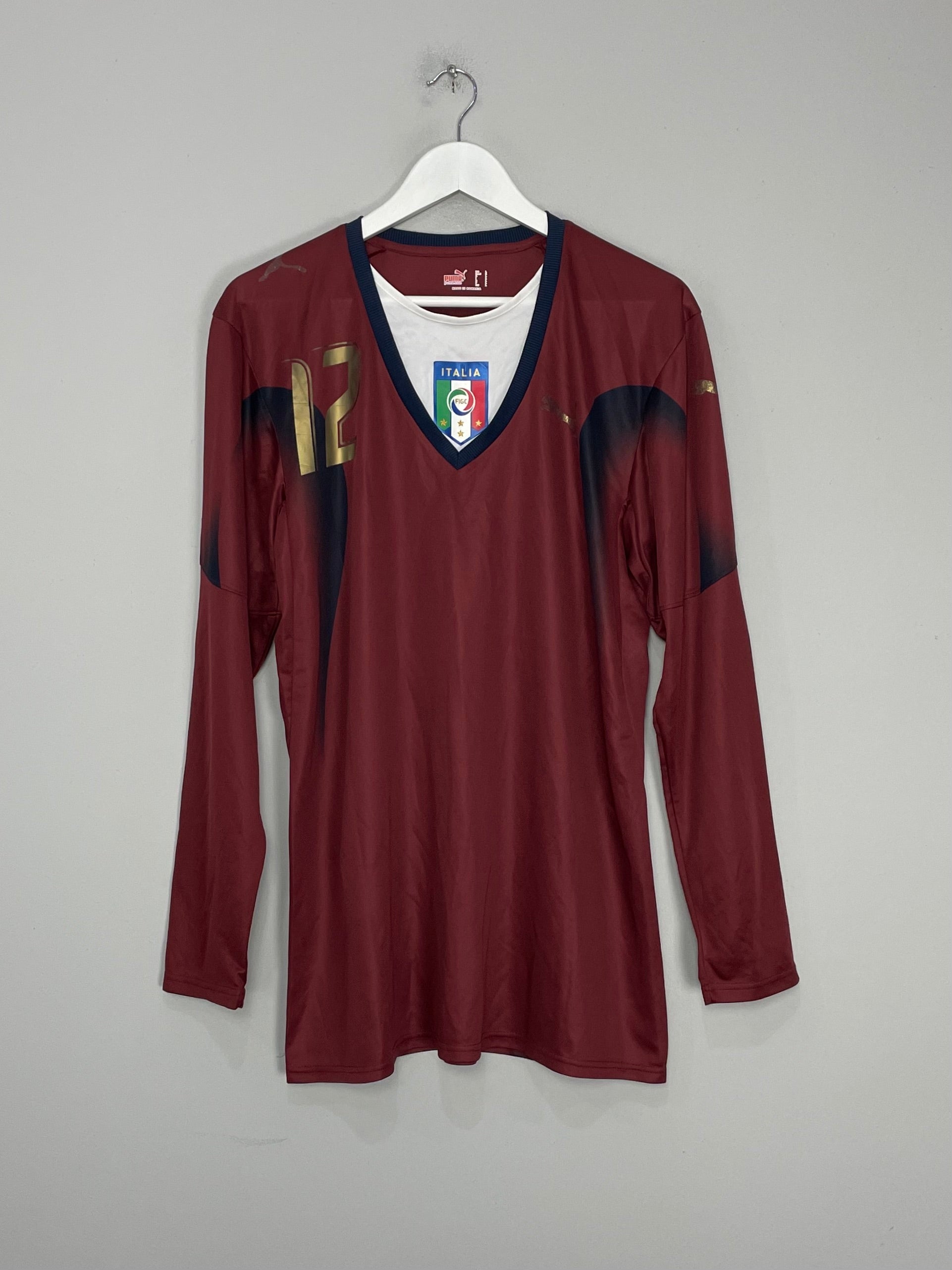 2006 #12 ITALY GK SHIRT (L) PUMA