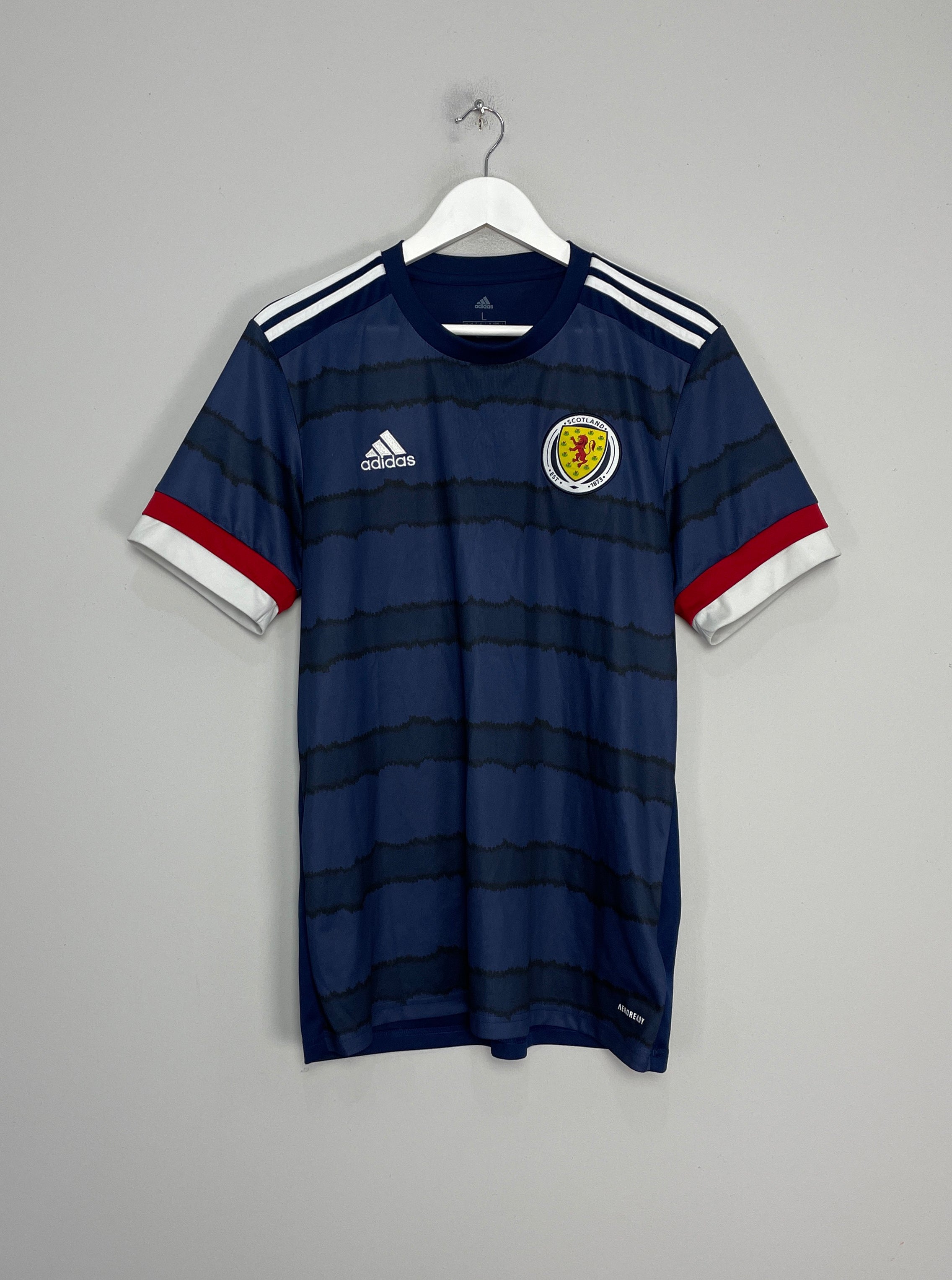 2020/21 SCOTLAND HOME SHIRT (L) ADIDAS