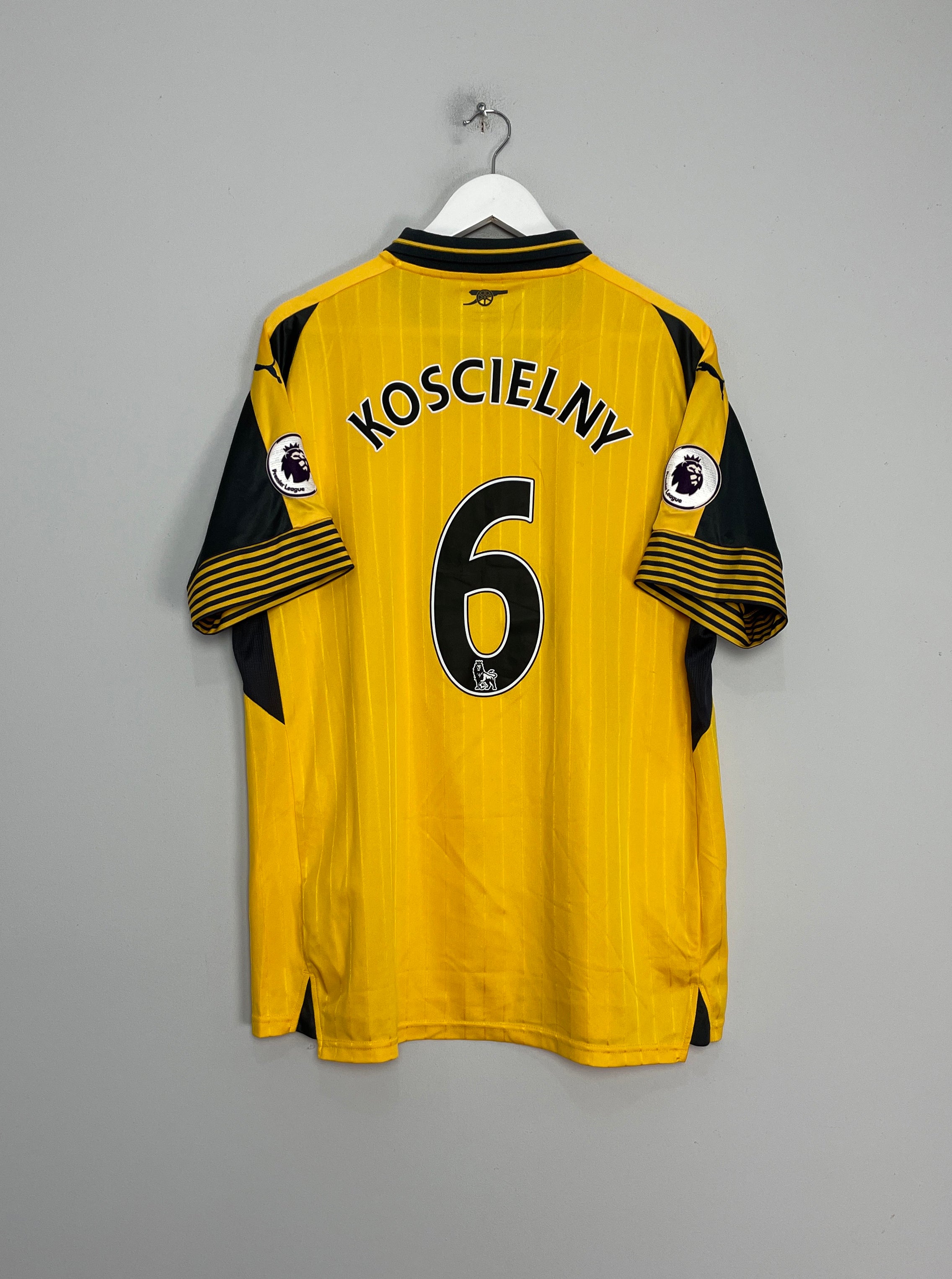 2016/17 ARSENAL KOSCIELNY #6 AWAY SHIRT (XL) PUMA