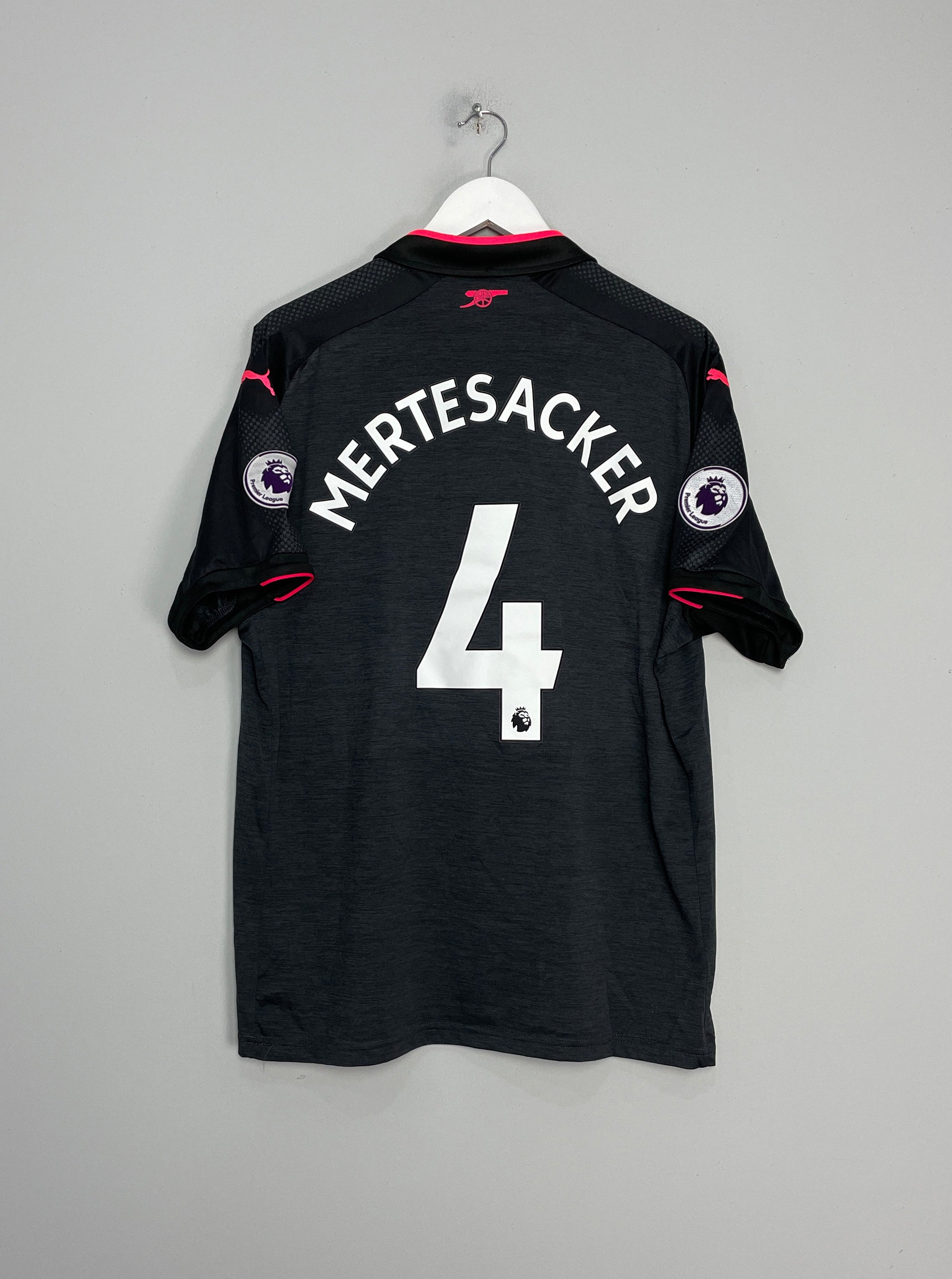 2017/18 ARSENAL MERTESACKER #4 AWAY SHIRT (XL) PUMA