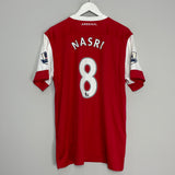 2010/11 ARSENAL NASRI #8 HOME SHIRT (XL) NIKE