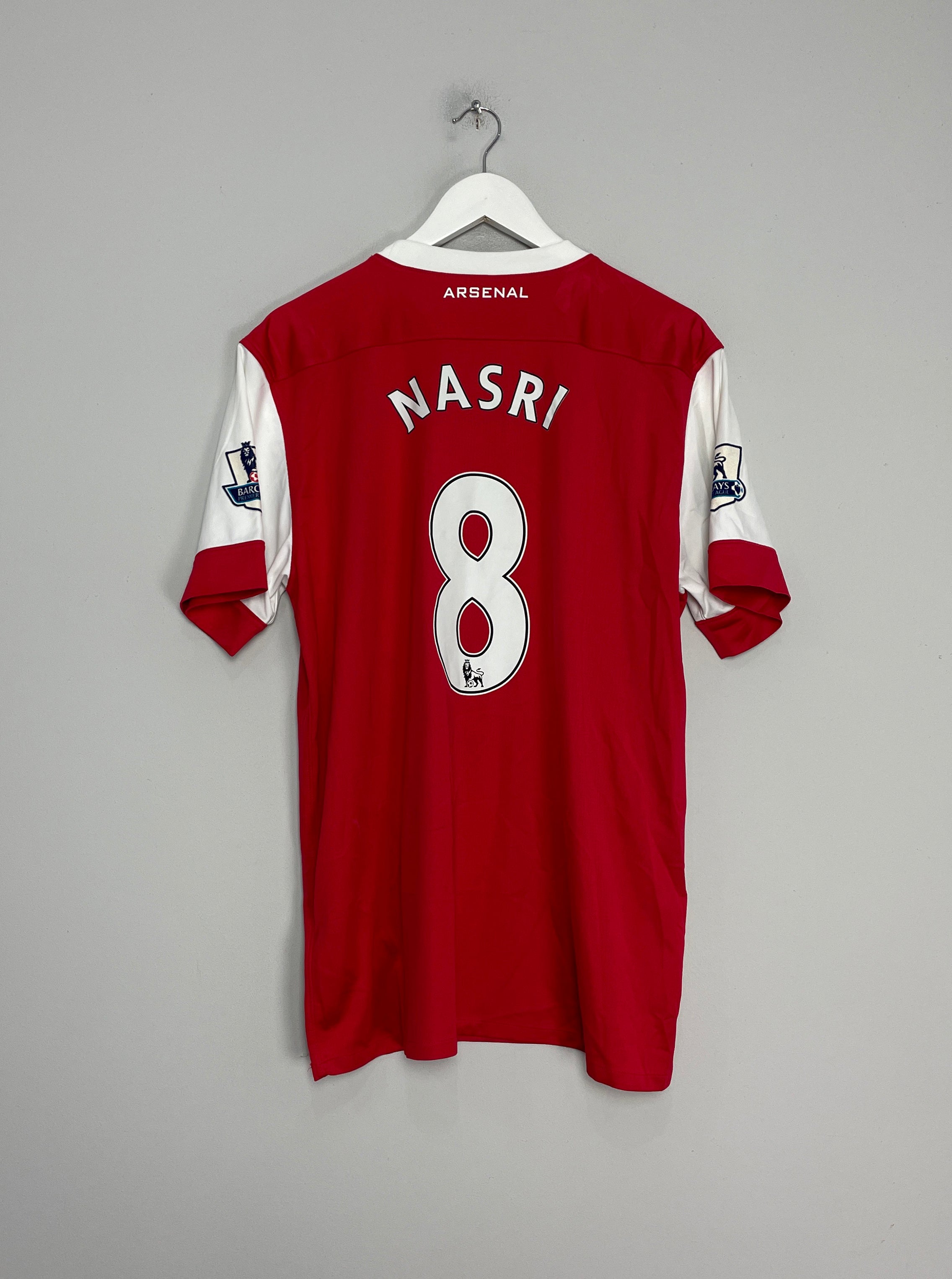 2010/11 ARSENAL NASRI #8 HOME SHIRT (XL) NIKE