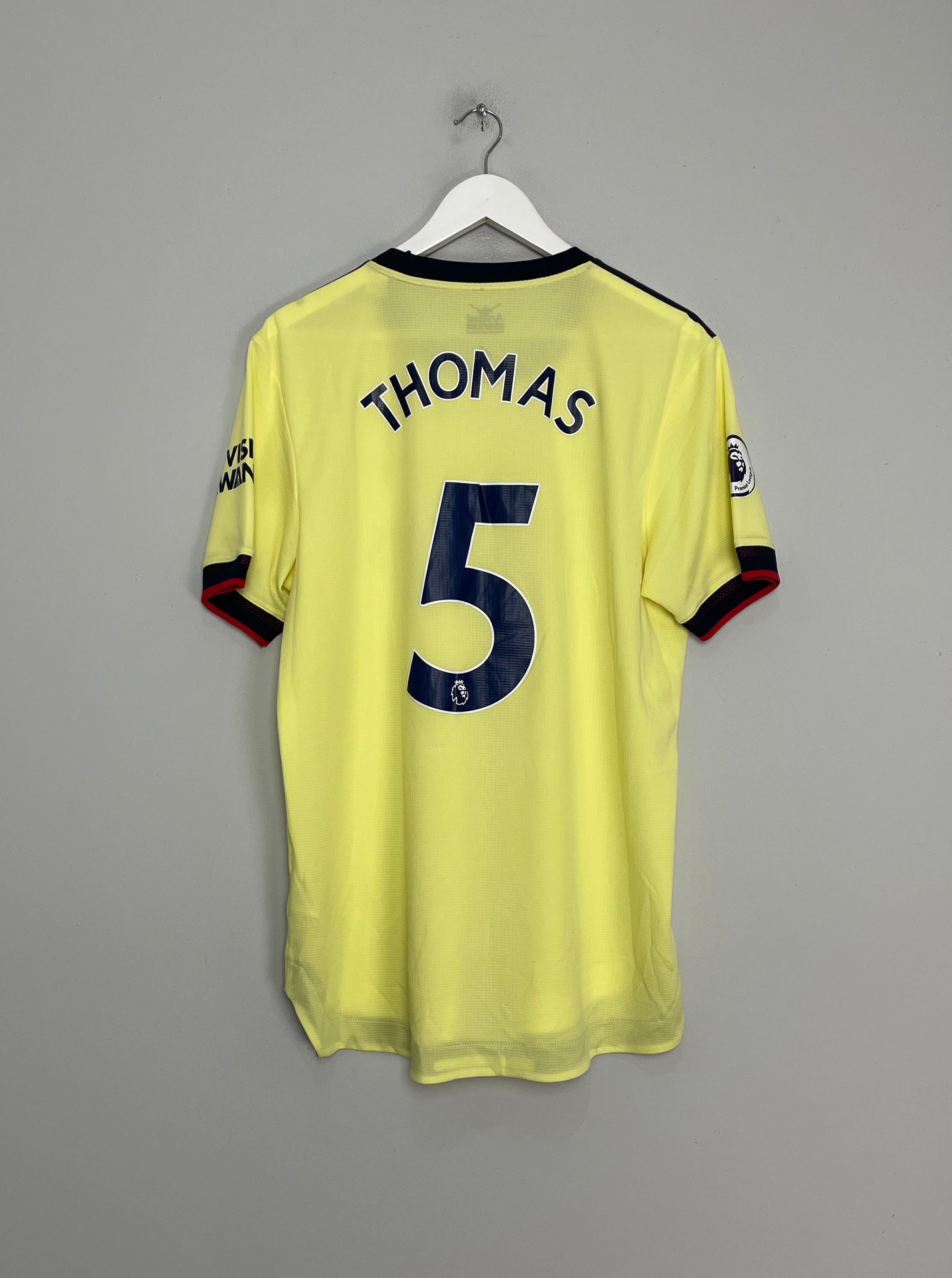 2021/22 ARSENAL THOMAS #5 *AUTHENTIC* AWAY SHIRT (L) ADIDAS