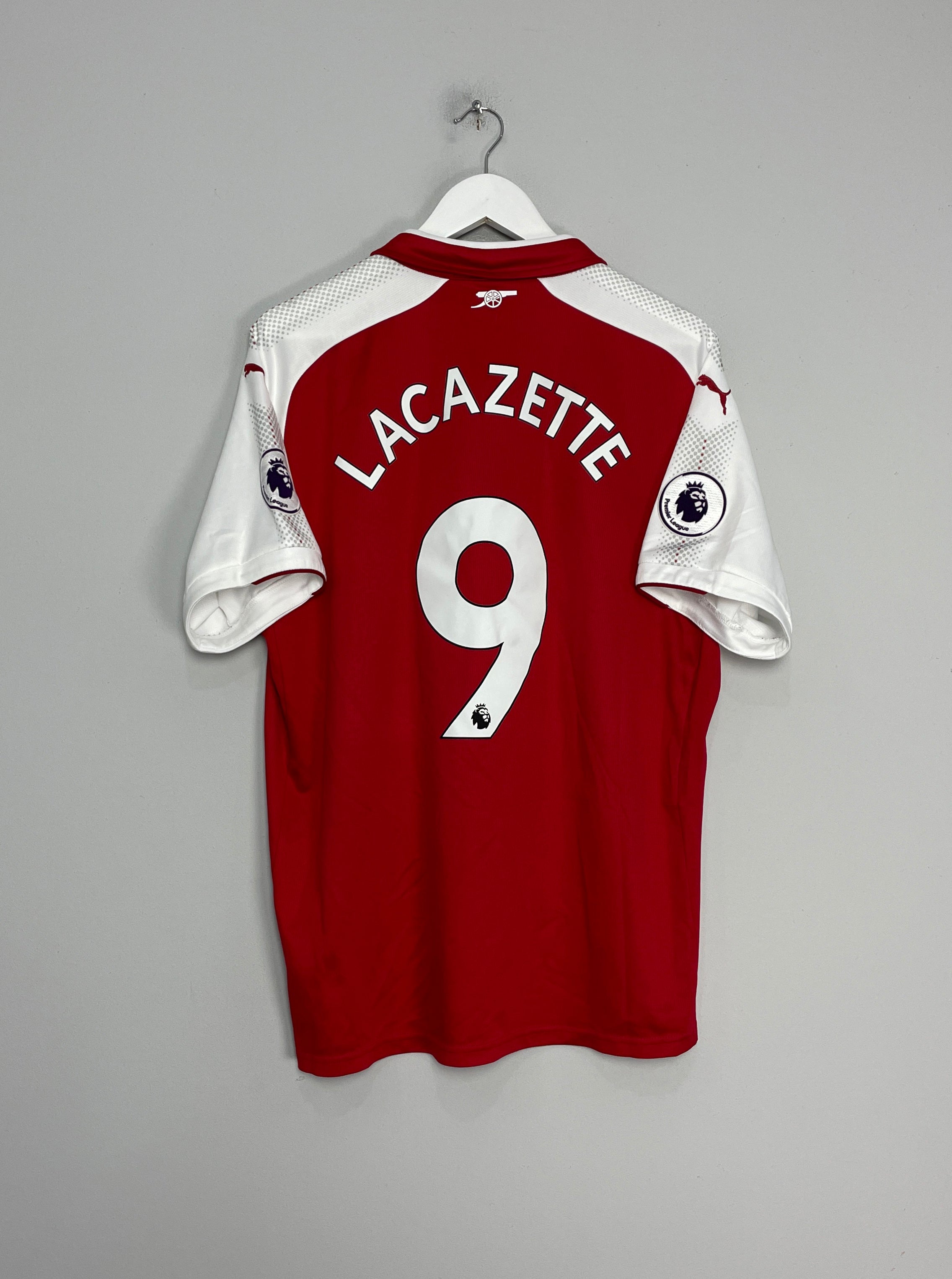 2017/18 ARSENAL LACAZETTE #9 HOME SHIRT (XL) PUMA